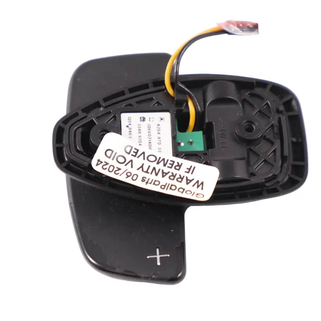Gearbox Paddle Shift Unit Button Right O/S to Mercedes W204 with Part number A2048703358 Mercedes W204 Gearbox Paddle Shift Unit Button Right O/S - SKU A2048703358 - Part number A2048703358