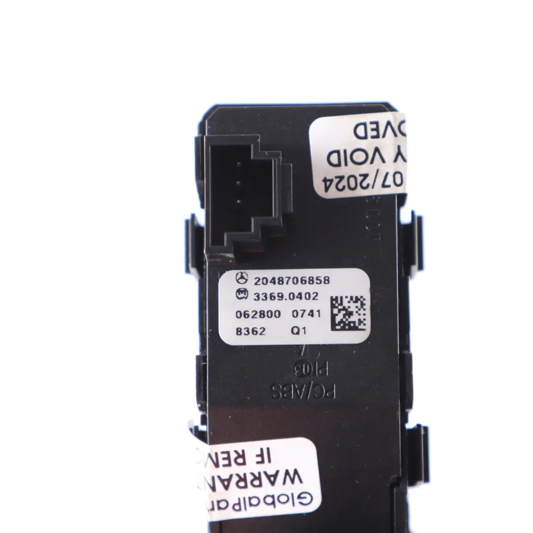 Warnblinkanlage ESP Schalter Schaltereinheit für Mercedes W204 mit Teilenummer A2048706858 Mercedes W204 Warnblinkanlage ESP Schalter Schaltereinheit - SKU A2048706858 - Teilenummer A2048706858