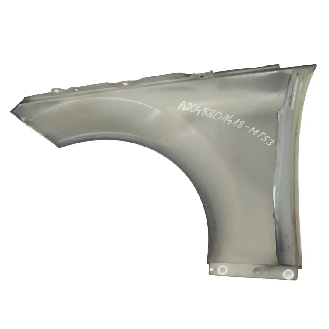 Mercedes W204 Panneau latéral de l'aile avant droite Magnetit Schwarz Black 183 - SKU A2048801418-MTS3 - Numéro de pièce A2048801418