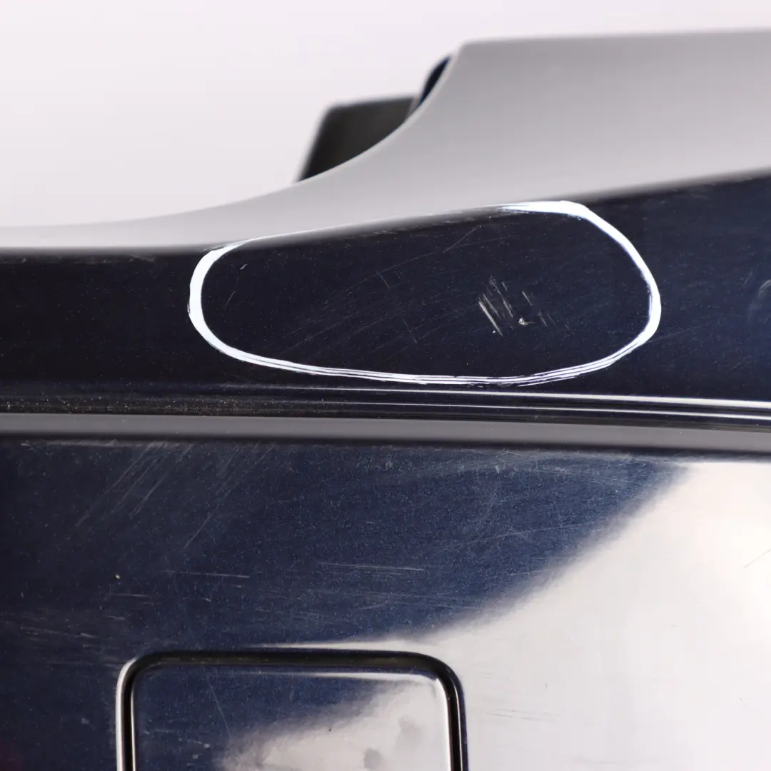 Mercedes S204 Rear Bumper Trim Panel Cover Tanzanite Blue Metallic - 359 - SKU A2048802840-TB - Part number A2048802840