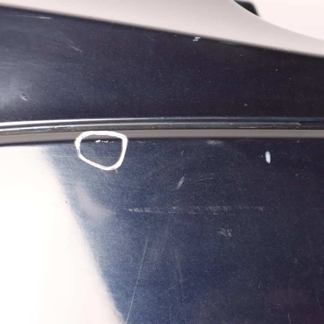 Bumper Trim Panel Cover Tanzanite Blue Metallic - 359 to Mercedes S204 Rear with Part number A2048802840 Mercedes S204 Rear Bumper Trim Panel Cover Tanzanite Blue Metallic - 359 - SKU A2048802840-TB - Part number A2048802840