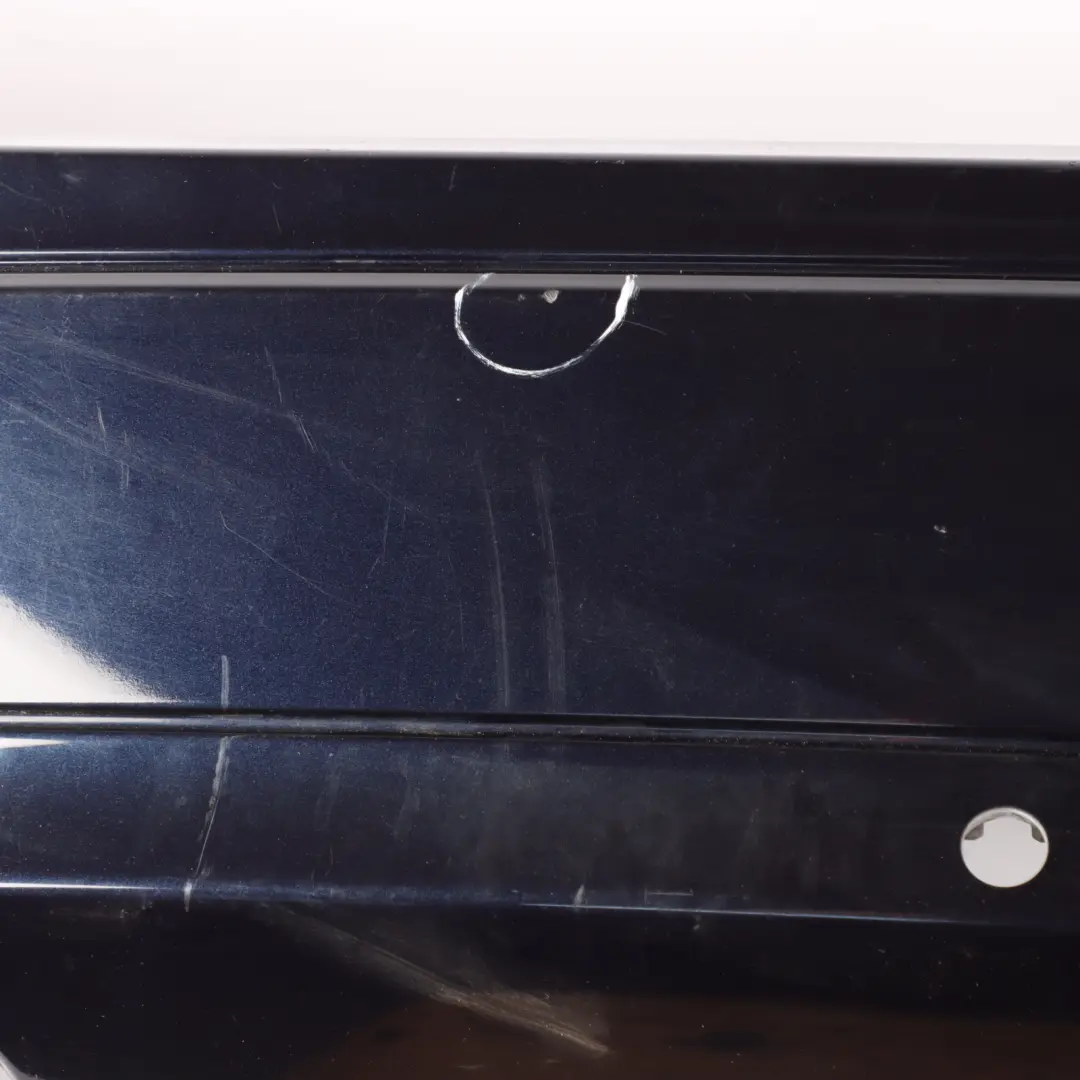 Bumper Trim Panel Cover Tanzanite Blue Metallic - 359 to Mercedes S204 Rear with Part number A2048802840 Mercedes S204 Rear Bumper Trim Panel Cover Tanzanite Blue Metallic - 359 - SKU A2048802840-TB - Part number A2048802840