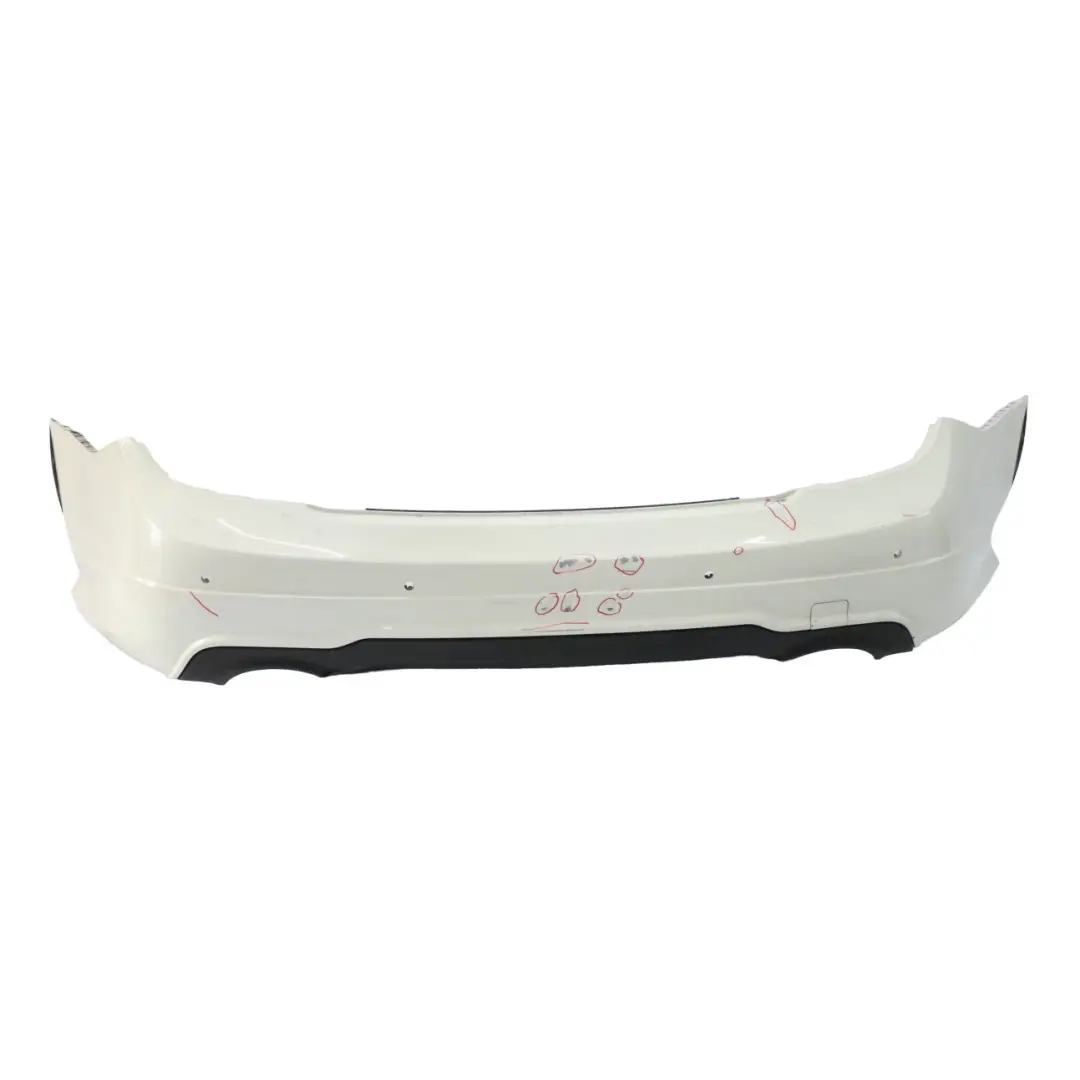 Mercedes W204 C204 Zderzak Tylny AMG Calcite White - 650 - SKU A2048809347-CW1 - Numer Części A2048809347