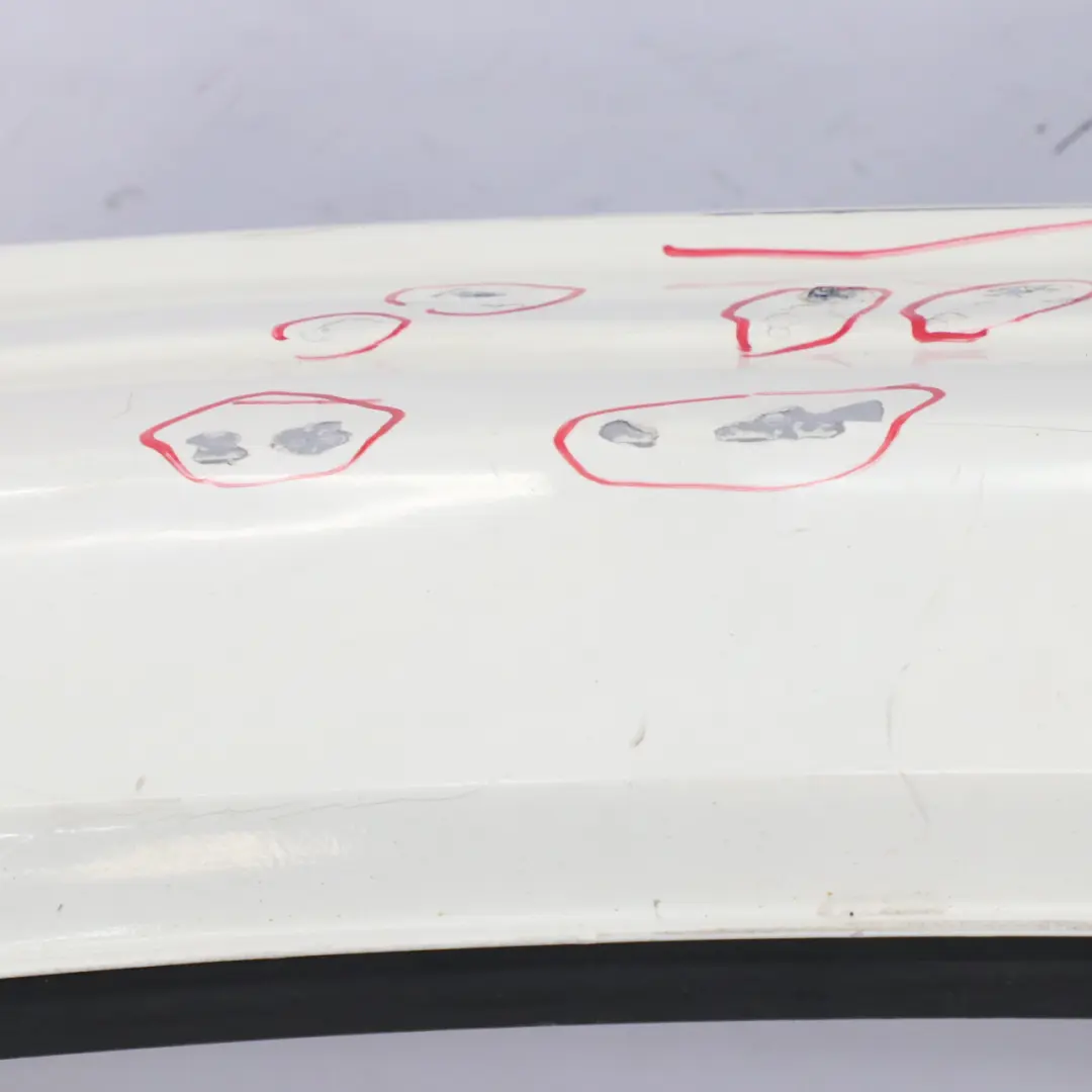 Bumper Trim Panel Calcite White - 650 to Mercedes W204 C204 AMG Rear with Part number A2048809347 Mercedes W204 C204 AMG Rear Bumper Trim Panel Calcite White - 650 - SKU A2048809347-CW1 - Part number A2048809347