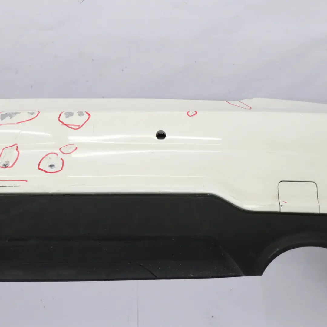 Bumper Trim Panel Calcite White - 650 to Mercedes W204 C204 AMG Rear with Part number A2048809347 Mercedes W204 C204 AMG Rear Bumper Trim Panel Calcite White - 650 - SKU A2048809347-CW1 - Part number A2048809347
