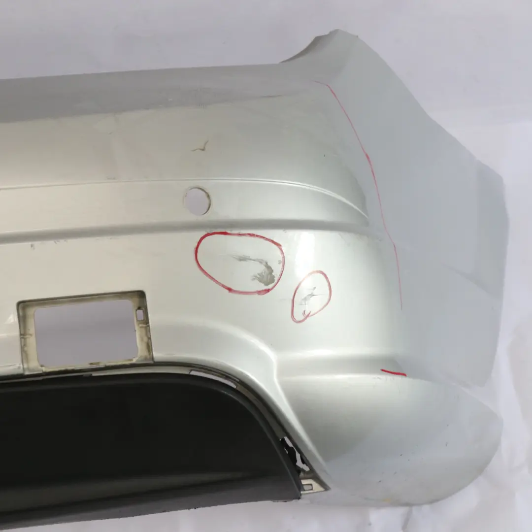 Rear Bumper Mercedes W204 AMG Body Styling Trim Panel Iridium Silver - 775 - SKU A2048852925-IRS - Part number A2048852925
