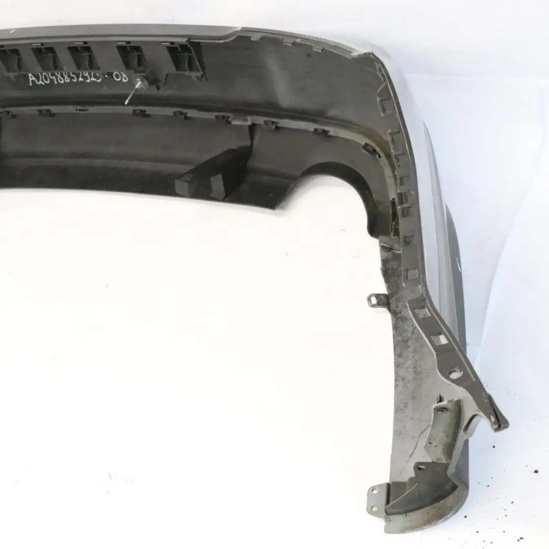 Rear Bumper Mercedes W204 AMG Body Styling Trim Panel Obsidian Black - 197 - SKU A2048852925-OB - Part number A2048852925