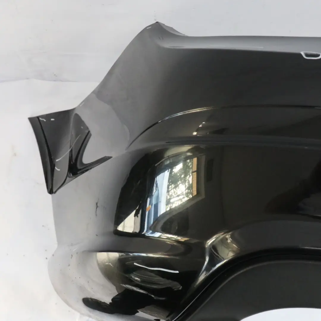 Rear Bumper Mercedes W204 AMG Body Styling Trim Panel Obsidian Black - 197 - SKU A2048852925-OB - Part number A2048852925