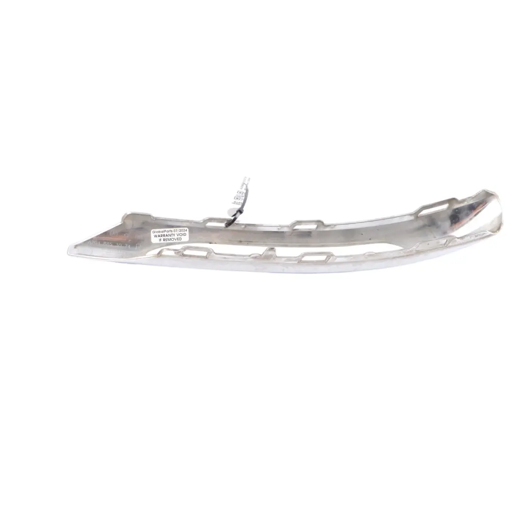 Mercedes C204 Front Bumper Trim Panel Cover Panel Right O/S Chrome - SKU A2048853074 - Part number A2048853074