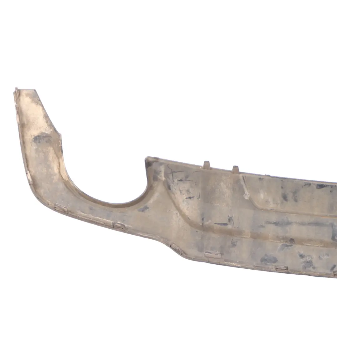 Bumper AMG Lower Diffuser Trim Panel Cover to Mercedes W204 Rear with Part number A2048853838 Mercedes W204 Rear Bumper AMG Lower Diffuser Trim Panel Cover - SKU A2048853838 - Part number A2048853838