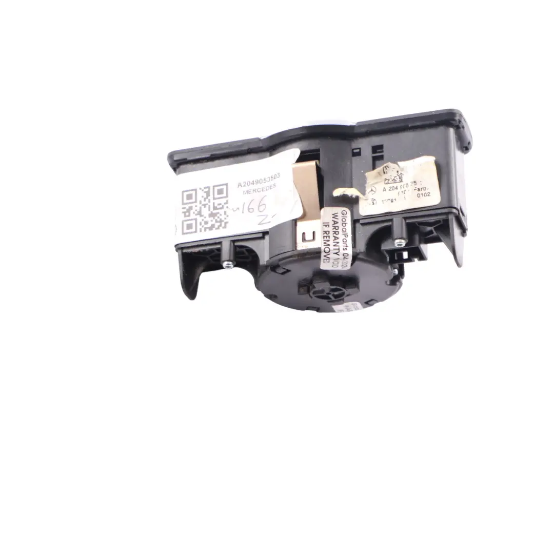 Headlight Fog Lamp Control Switch Panel Assembly to Mercedes W166 with Part number A2049053503 Mercedes W166 Headlight Fog Lamp Control Switch Panel Assembly - SKU A2049053503 - Part number A2049053503