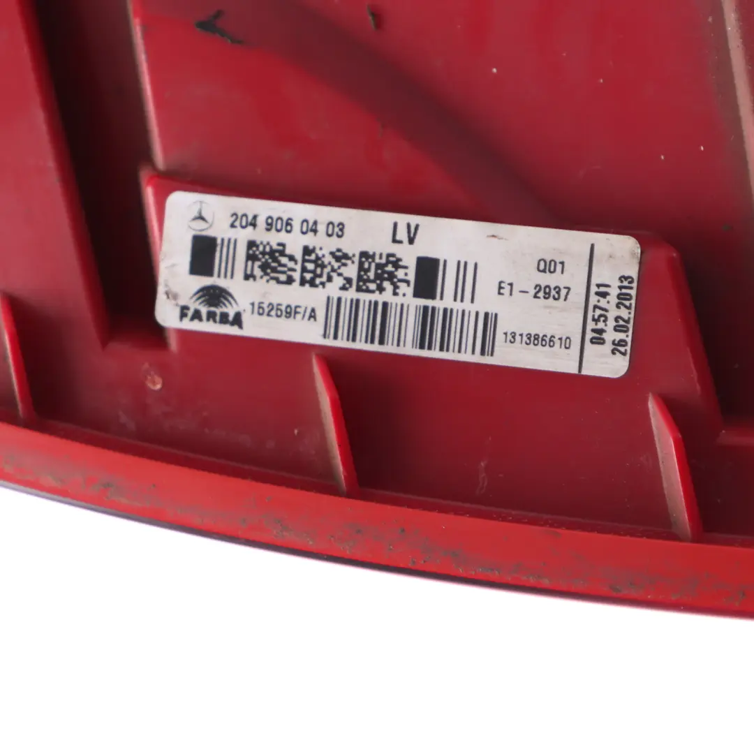 Feu Arrière Mercedes W204 Gauche N/S Tail Lamp Side Panel pour à propos du numéro de pièce A2049060403 Feu Arrière Mercedes W204 Gauche N/S Tail Lamp Side Panel - SKU A2049060403 - Numéro de pièce A2049060403