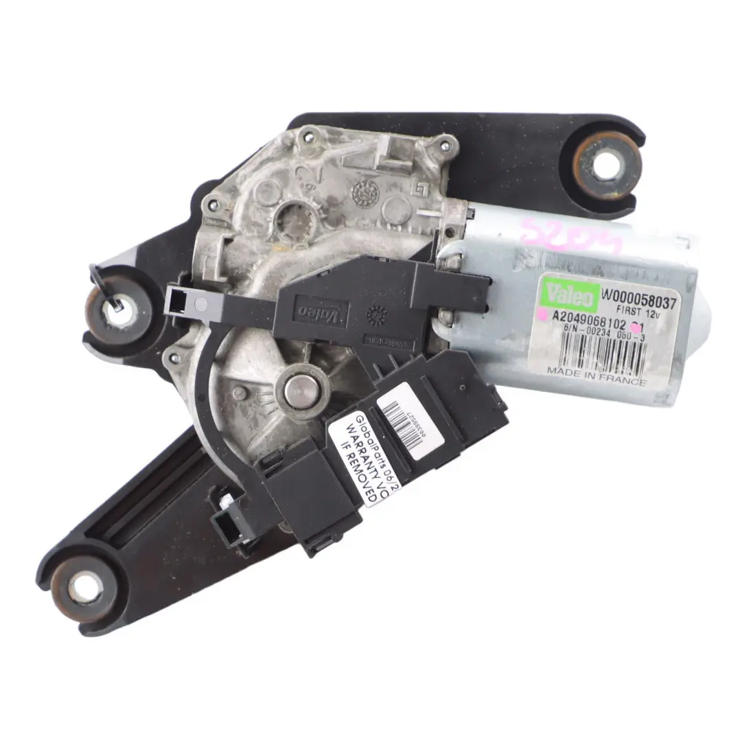 Motor limpiaparabrisas trasero Mercedes S204 Actuador portón trasero A2049068102