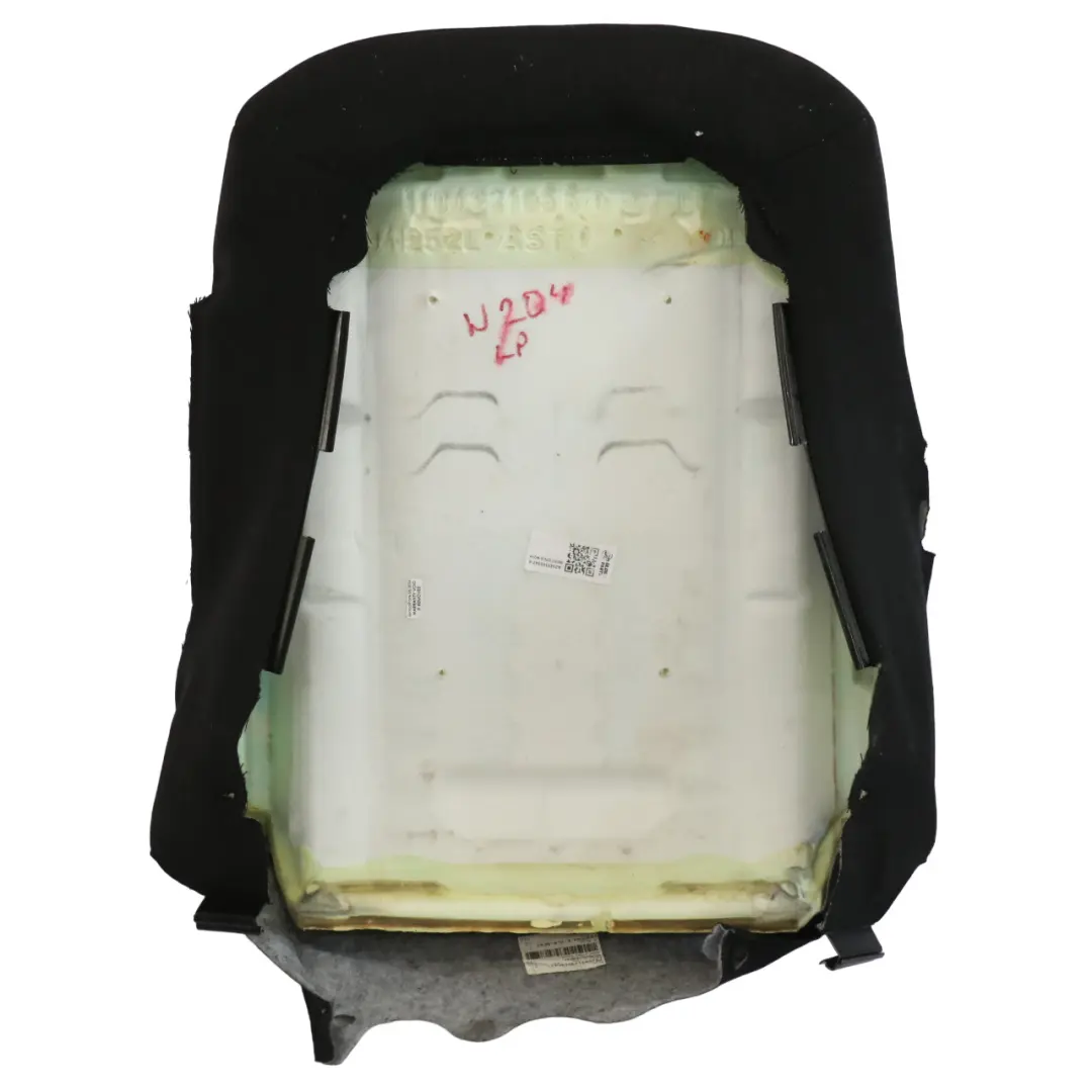 Mercedes W204 Front Seat Backrest Cover Left N/S Covering Cloth Material Black - SKU A2049100347-4 - Part number A2049100347