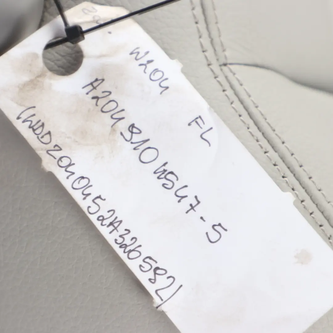  Leather Seat Mercedes W204 S204 Sport Front Left N/S Alpaca Grey Electric - SKU A2049104547-5 - Part number A2049104547