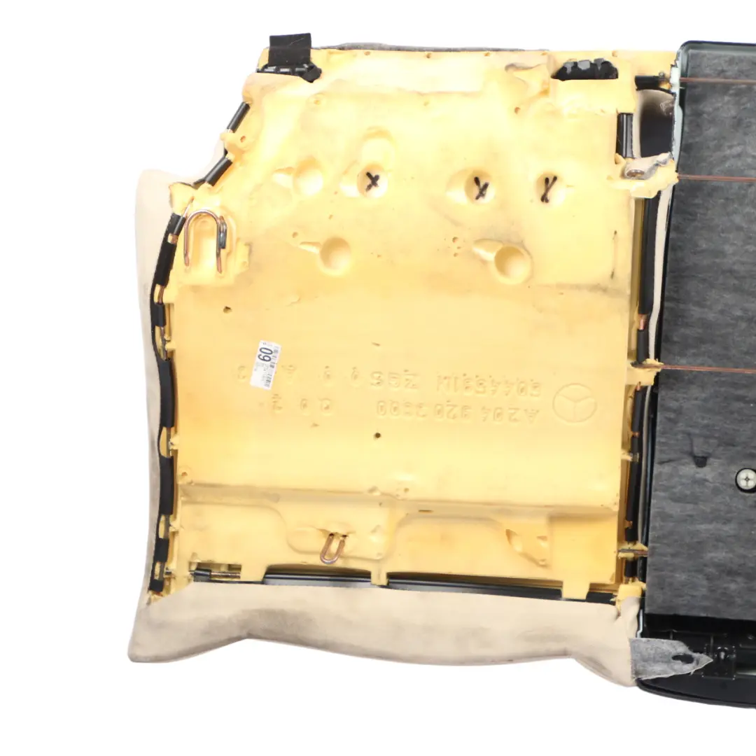 Bench Coupe Couch Sofa Covering Leather Beige to Mercedes C204 Rear Seat with Part number A2049203400 Mercedes C204 Rear Seat Bench Coupe Couch Sofa Covering Leather Beige - SKU A2049203400-4 - Part number A2049203400