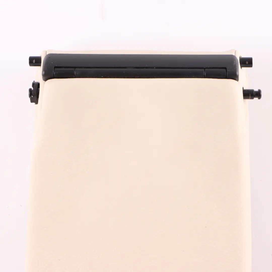 Mercedes W204 Rear Seat Centre Armrest Cup Holder Leather Beige - SKU A2049700130-1 - Part number A2049700130