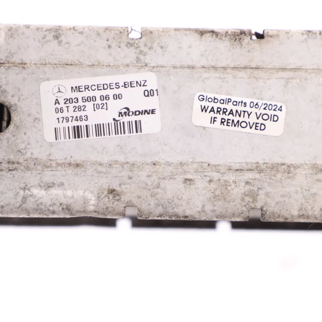 M271 Intake Charge Air Cooler to Intercooler Mercedes SLK R171 Petrol with Part number A2035000600 Intercooler Mercedes SLK R171 Petrol M271 Intake Charge Air Cooler - SKU A2035000600-1 - Part number A2035000600