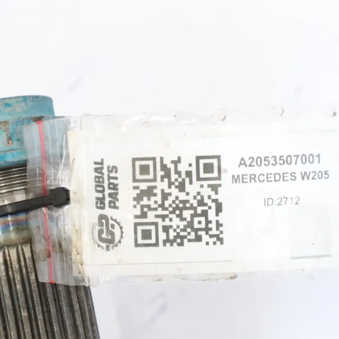  Eje transmisión Mercedes W205 Petrol M274 Eje salida trasero derecho - SKU A2053507001 - Número de pieza A2053507001