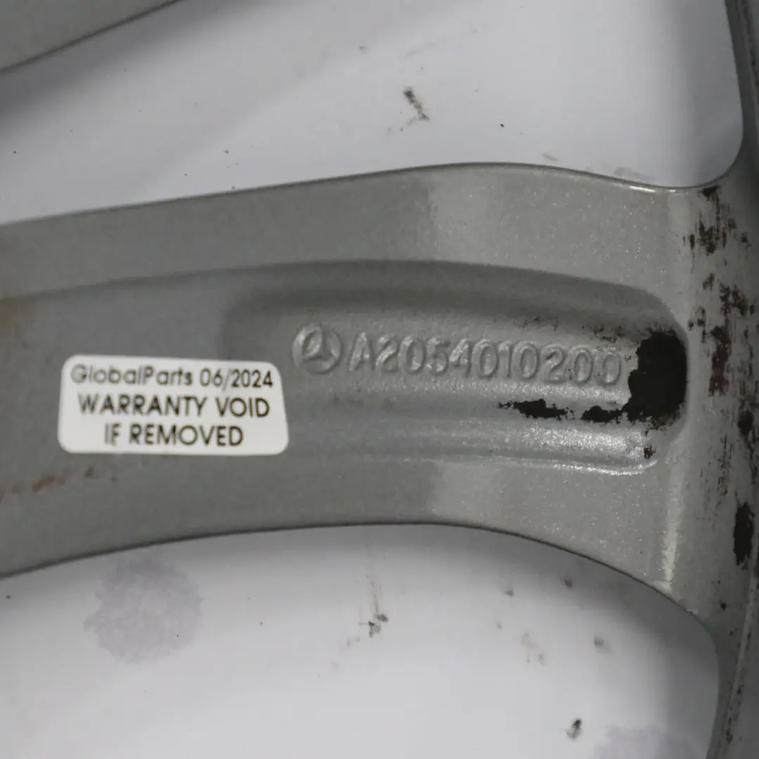 Mercedes W205 Alloy Wheel Rim 5 Double Spoke 17" 7J ET:48,5 - SKU A2054010200-3 - Part number A2054010200