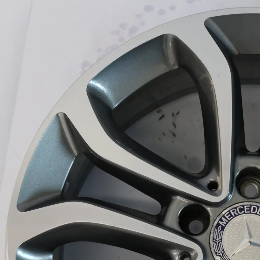 Mercedes W205 Alloy Wheel Rim 5 Double Spoke 17" 7J ET:48,5 - SKU A2054010200-3 - Part number A2054010200