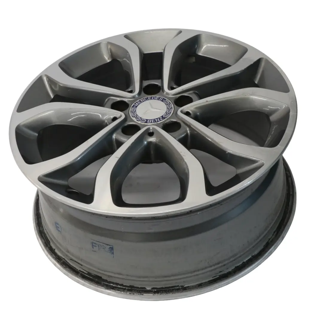 Mercedes W205 Alloy Wheel Rim 5 Double Spoke 17" 7J ET:48,5 - SKU A2054010200-3 - Part number A2054010200