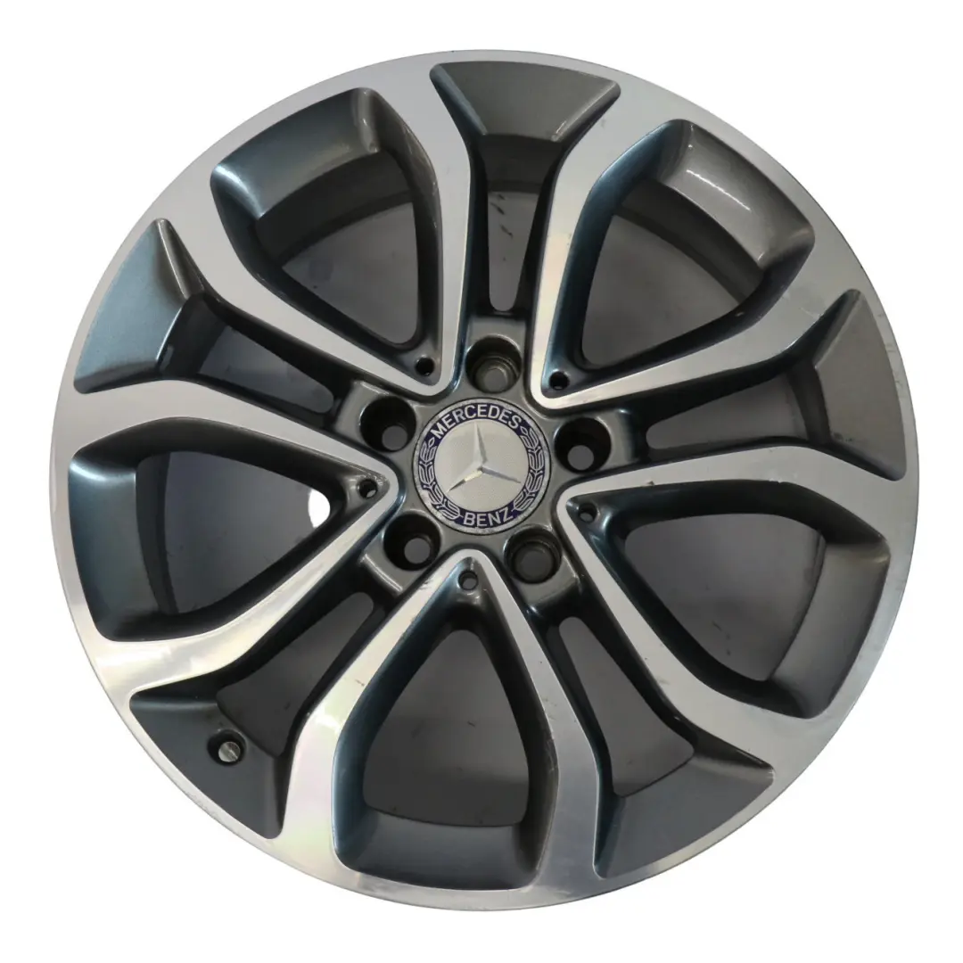 Mercedes W205 Alloy Wheel Rim 5 Double Spoke 17" 7J ET:48,5 - SKU A2054010200-3 - Part number A2054010200