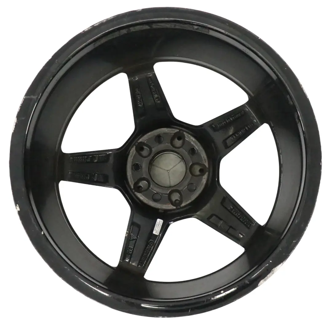  Llanta Aleación Mercedes W205 Negro AMG 5 Radios 18" 7,5J ET:44 - SKU A2054011100-4 - Número de pieza A2054011100