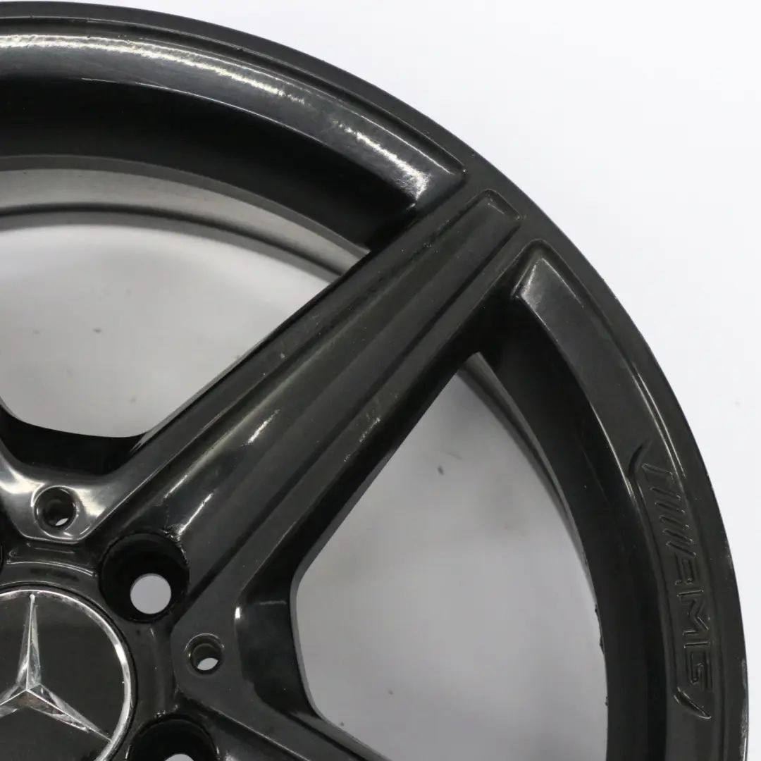 Mercedes W205 Jante en Alliage AMG Noire 5 Spoke 18" 7,5J ET:44 - SKU A2054011100-4 - Numéro de pièce A2054011100