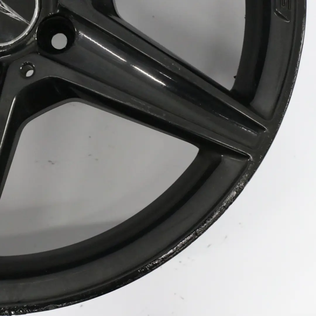Mercedes W205 Jante en Alliage AMG Noire 5 Spoke 18" 7,5J ET:44 - SKU A2054011100-4 - Numéro de pièce A2054011100