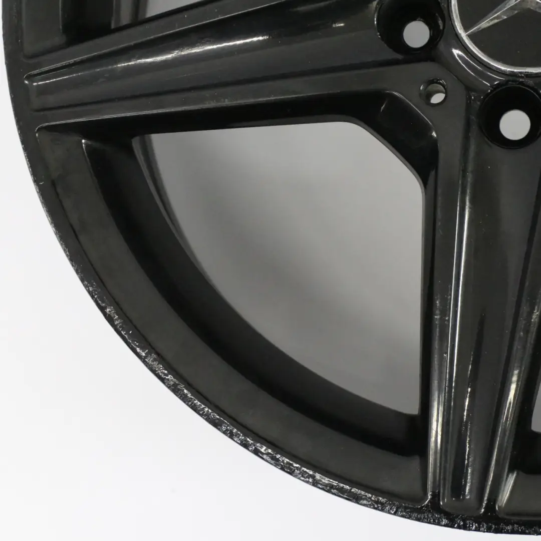 Mercedes W205 Black AMG Alloy Wheel Rim 5 Spoke 18" 7,5J ET:44 - SKU A2054011100-4 - Part number A2054011100