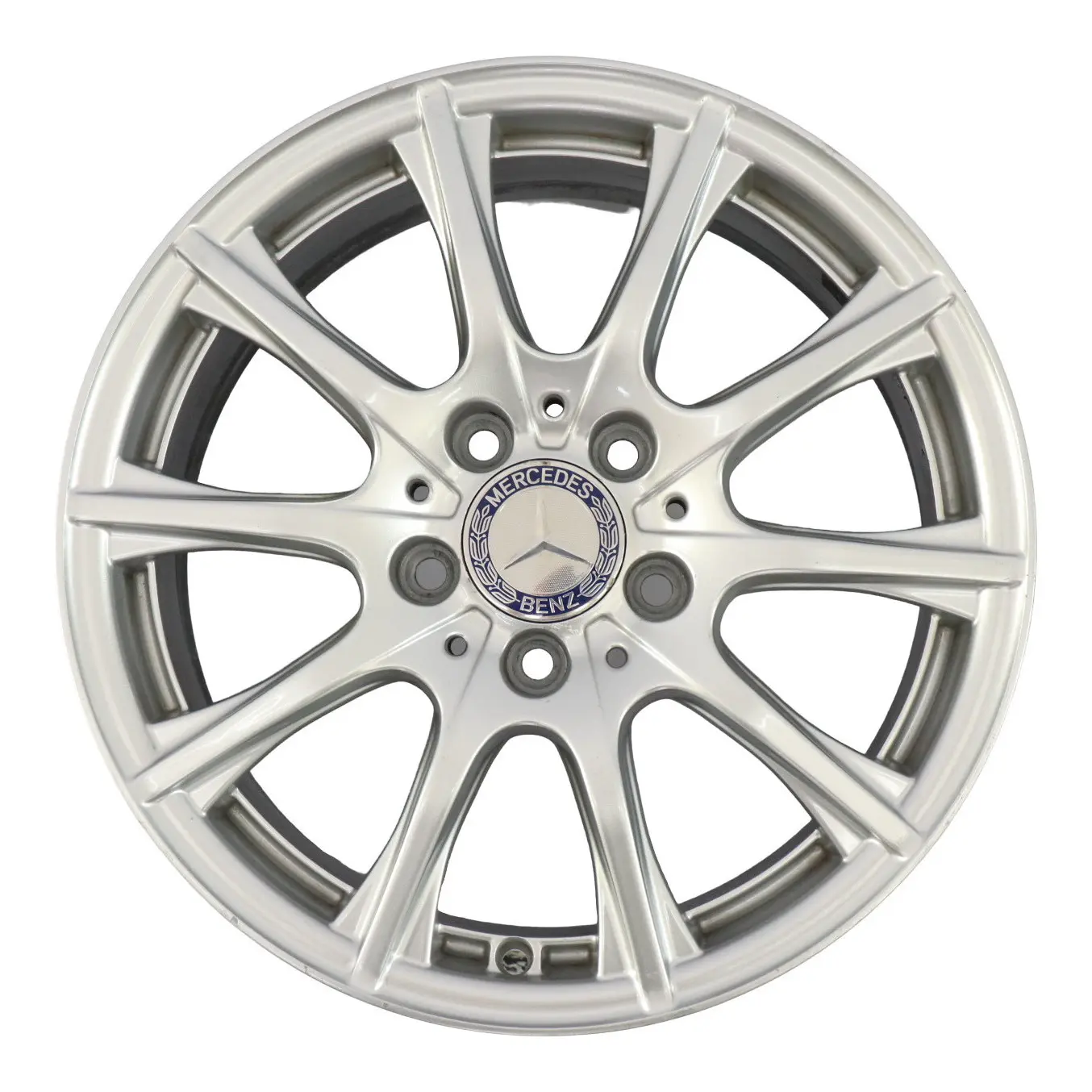 Mercedes W205 Cerchio in lega argento 16'' 6,5J ET:38 10 razze A2054012400