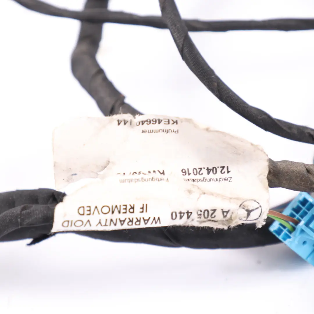 Mercedes C205 Parachoques PDC Cableado Trasero Sensor Aparcamiento - SKU A2054400534 - Número de pieza A2054400534