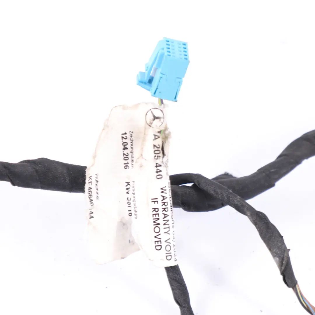 Mercedes C205 Bumper PDC Wiring Loom Rear Parking Sensor - SKU A2054400534 - Part number A2054400534