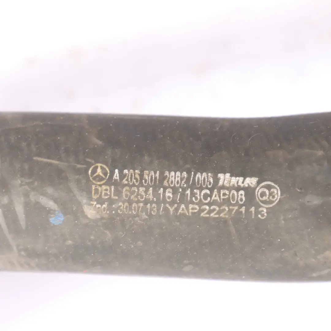 Coolant Hose Cooling Pipe Water Line to Mercedes W205 with Part number A2055012882 Mercedes W205 Coolant Hose Cooling Pipe Water Line - SKU A2055012882 - Part number A2055012882