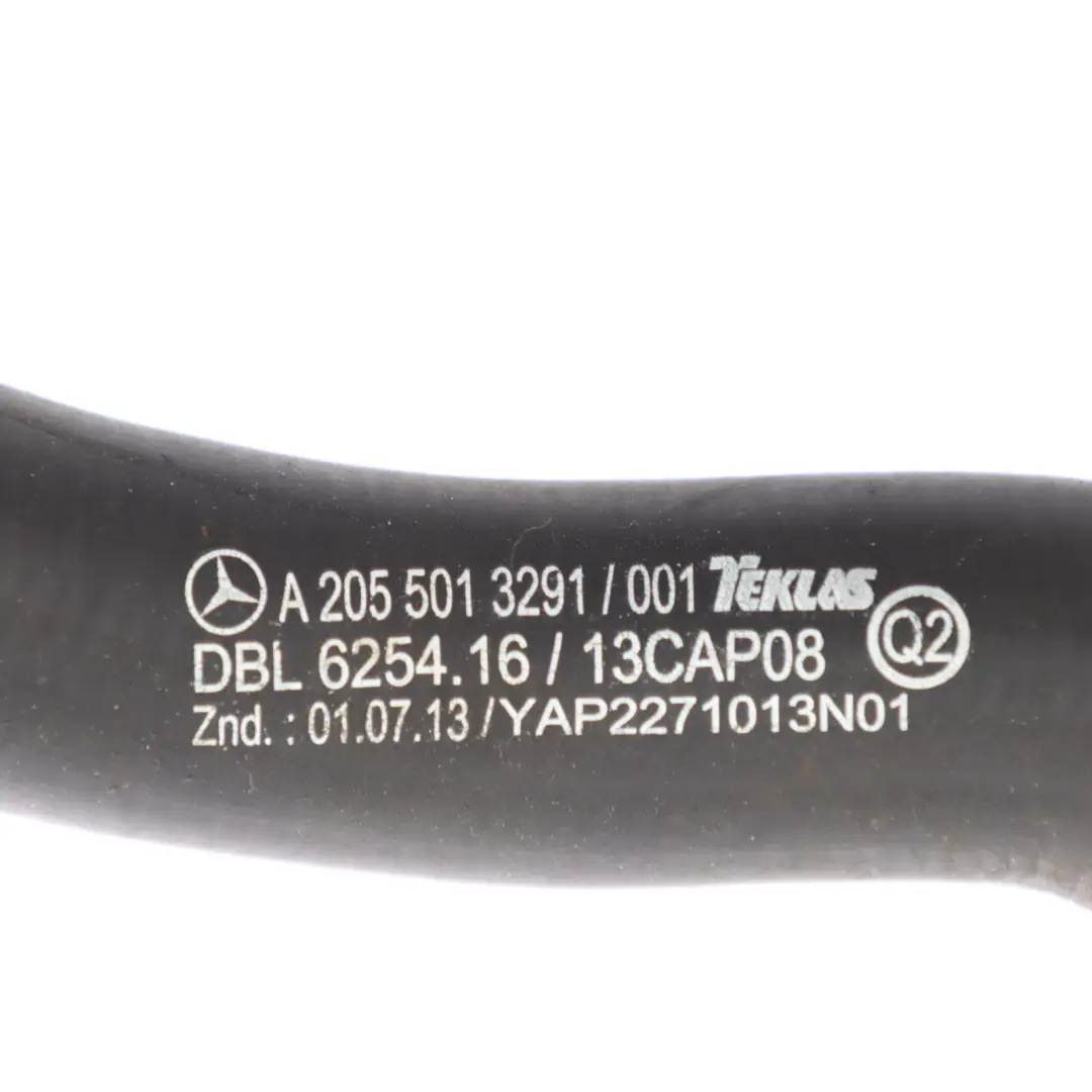 Water Hose Radiator Coolant Cooling Pipe Hose Line to Mercedes W205 with Part number A2055013291 Mercedes W205 Water Hose Radiator Coolant Cooling Pipe Hose Line - SKU A2055013291 - Part number A2055013291