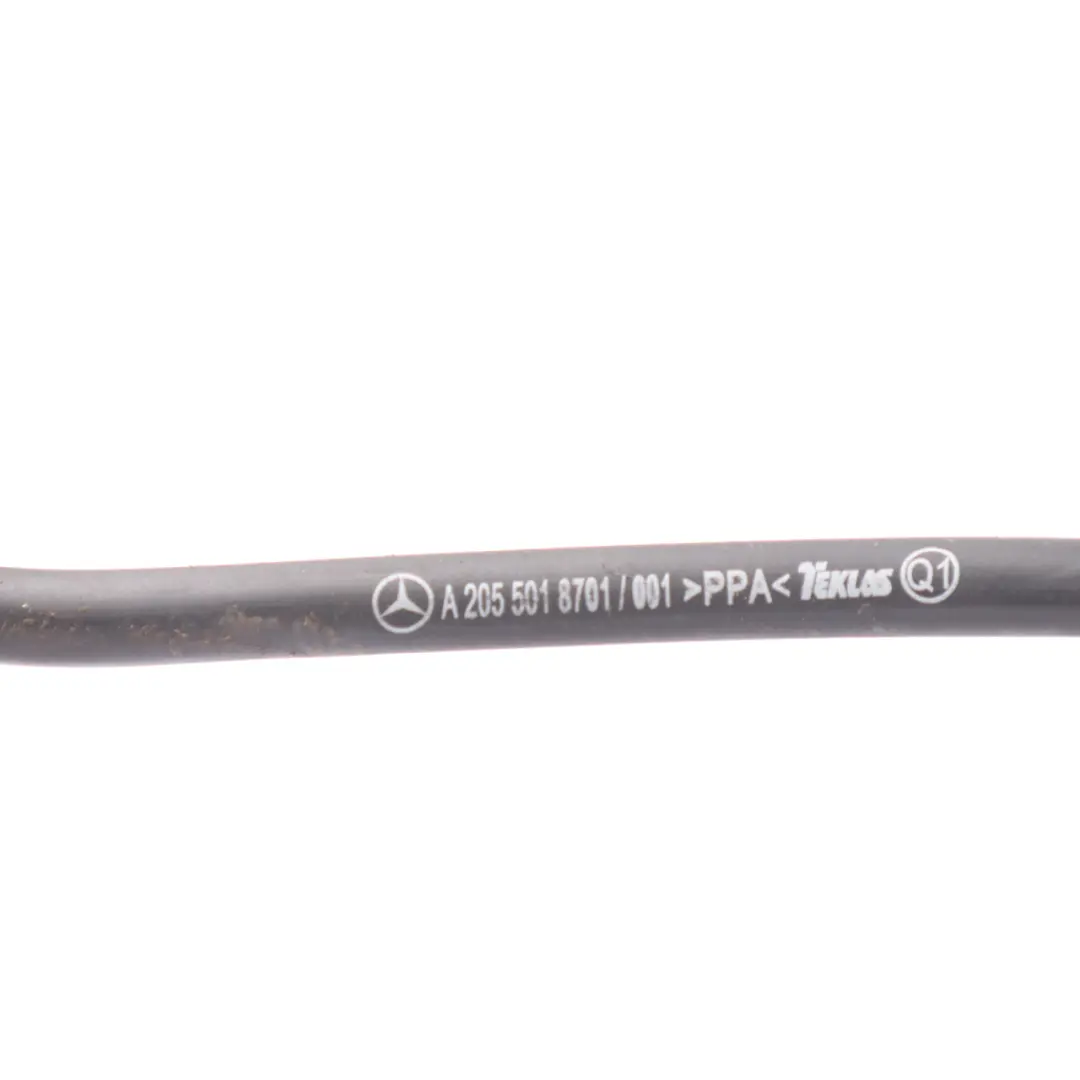 Mercedes W205 Coolant Radiator Expansion Tank Bleed Line Hose - SKU A2055013901 - Part number A2055013901