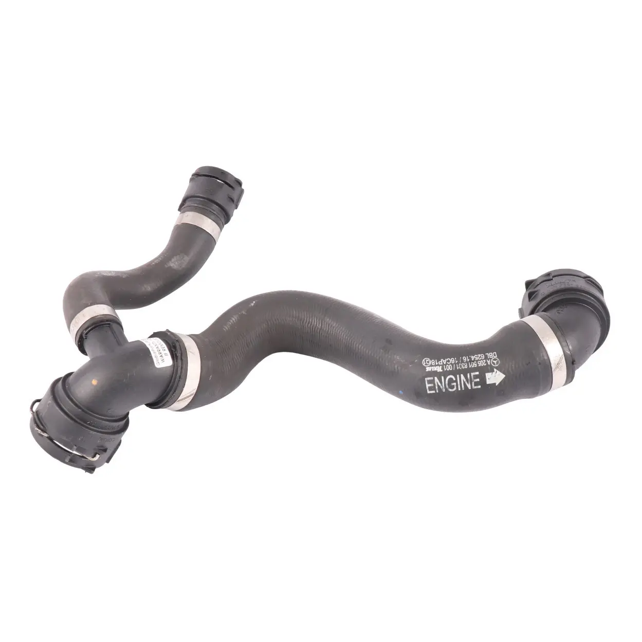 Mercedes W205 Intercooler Water Pipe Line Cooling Coolant Hose A2055018301