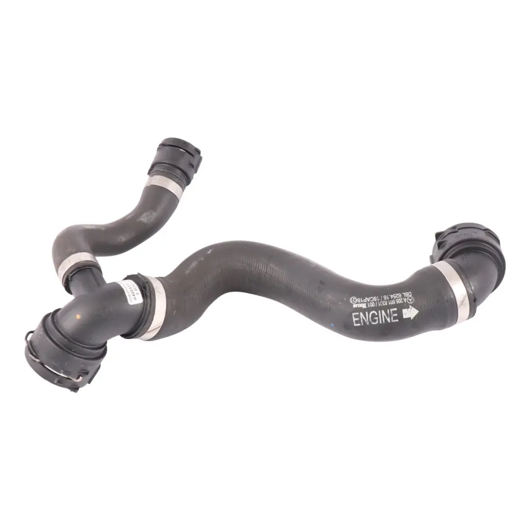Water Pipe Line Cooling Coolant Hose to Mercedes W205 Intercooler with Part number A2055018301 Mercedes W205 Intercooler Water Pipe Line Cooling Coolant Hose - SKU A2055018301 - Part number A2055018301