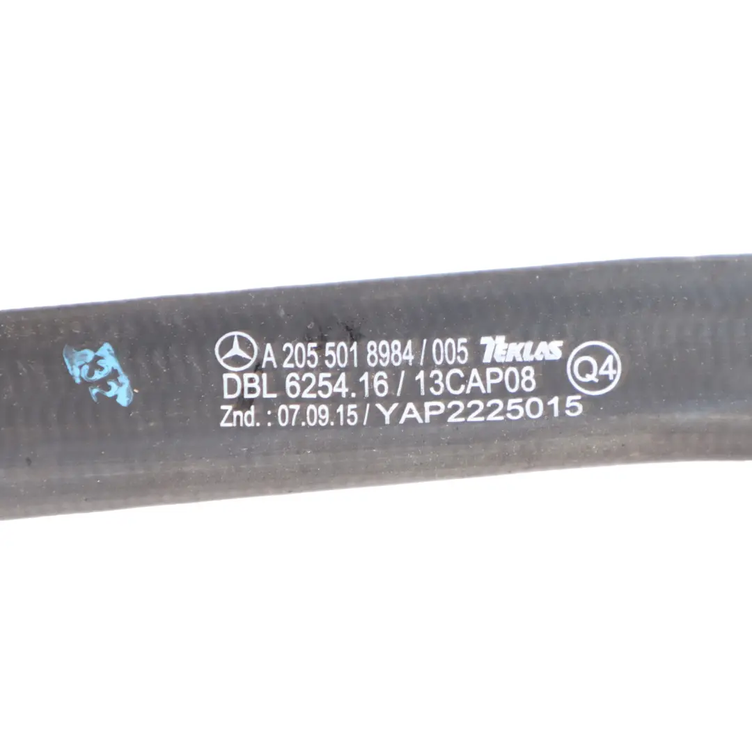 Tubo Dell'Acqua Radiatore Tubo Di Raffreddamento per Mercedes W205 con numero di parte A2055018984 Mercedes W205 Tubo Dell'Acqua Radiatore Tubo Di Raffreddamento - SKU A2055018984 - Numero di parte A2055018984