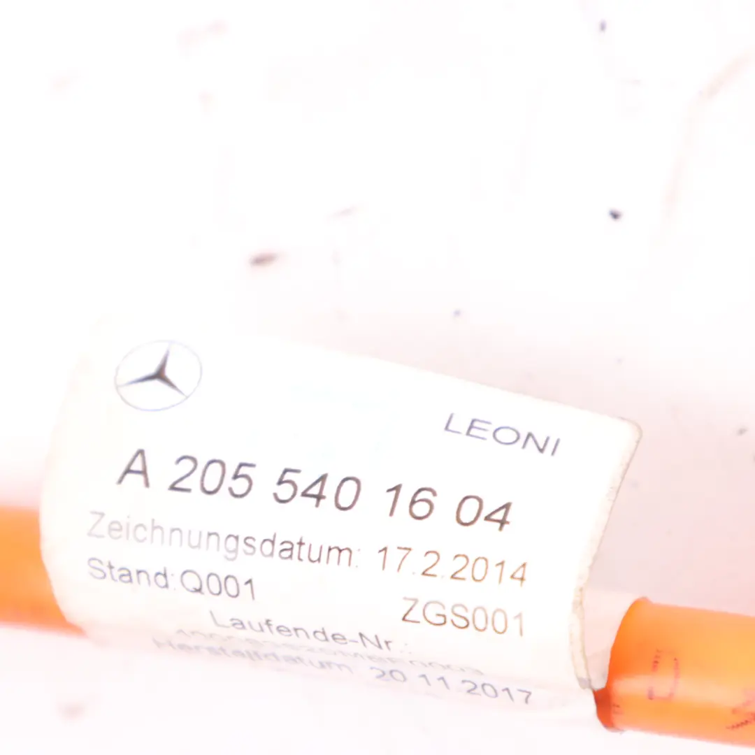 Cavo Batteria Cablaggio Loom Benzina Ibrido per Mercedes W205 con numero di parte A2055401604 Mercedes W205 Cavo Batteria Cablaggio Loom Benzina Ibrido - SKU A2055401604 - Numero di parte A2055401604