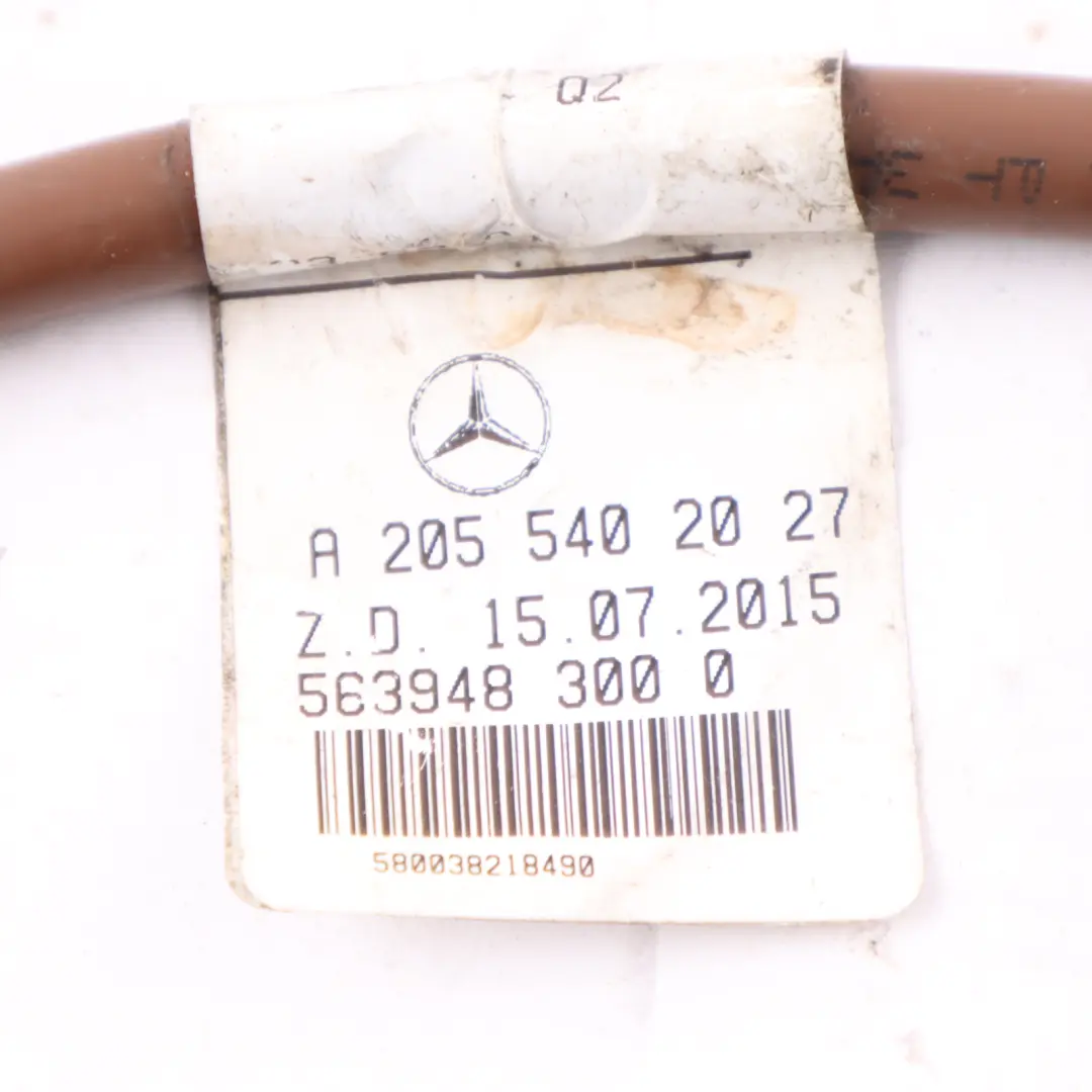 Mercedes W205 Hybrydowy Przewód Masowy Czarny Ujemny - SKU A2055402027 - Numer Części A2055402027