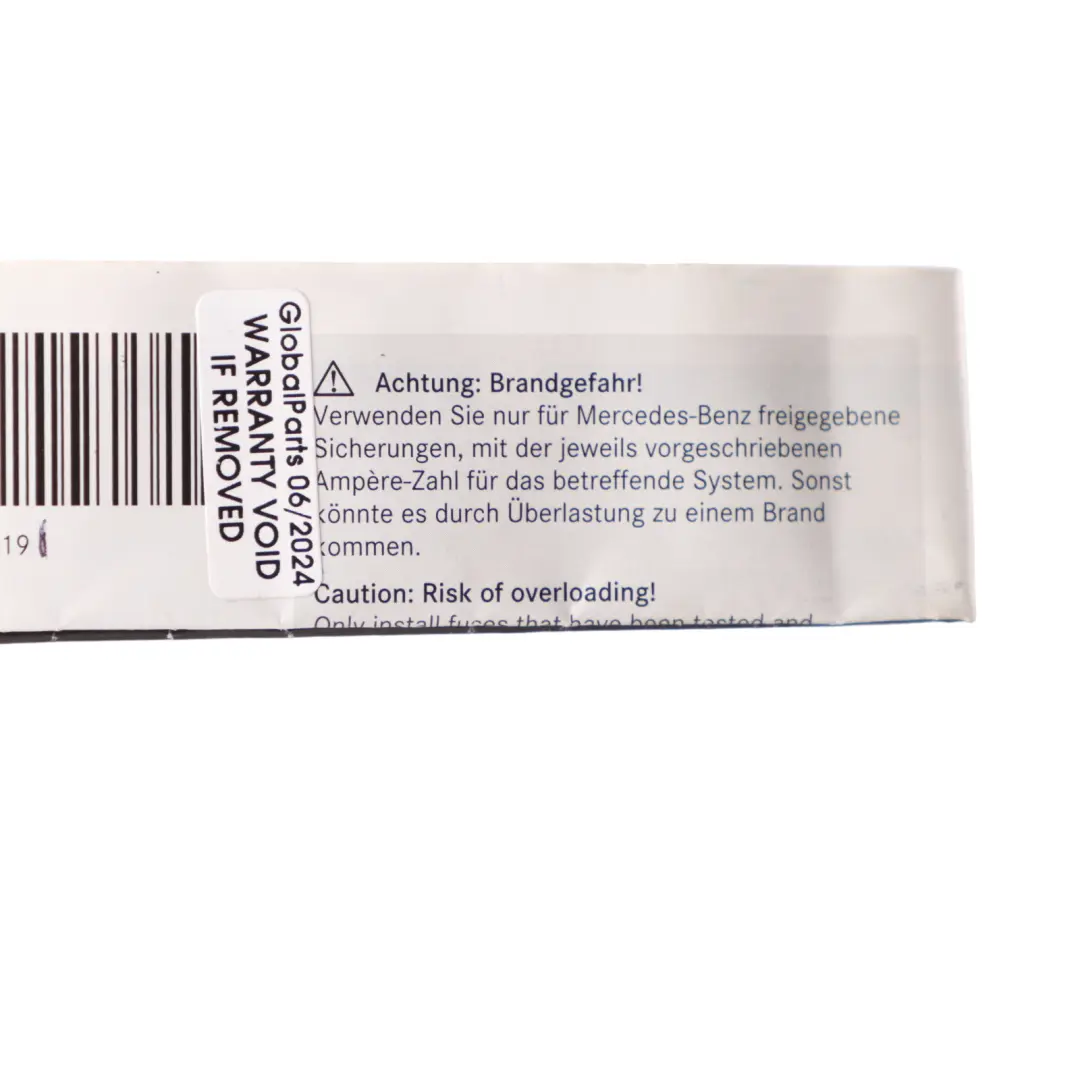 Mercedes W205 Fuses And Relays Information Sheet Card - SKU A2055846619 - Part number A2055846619