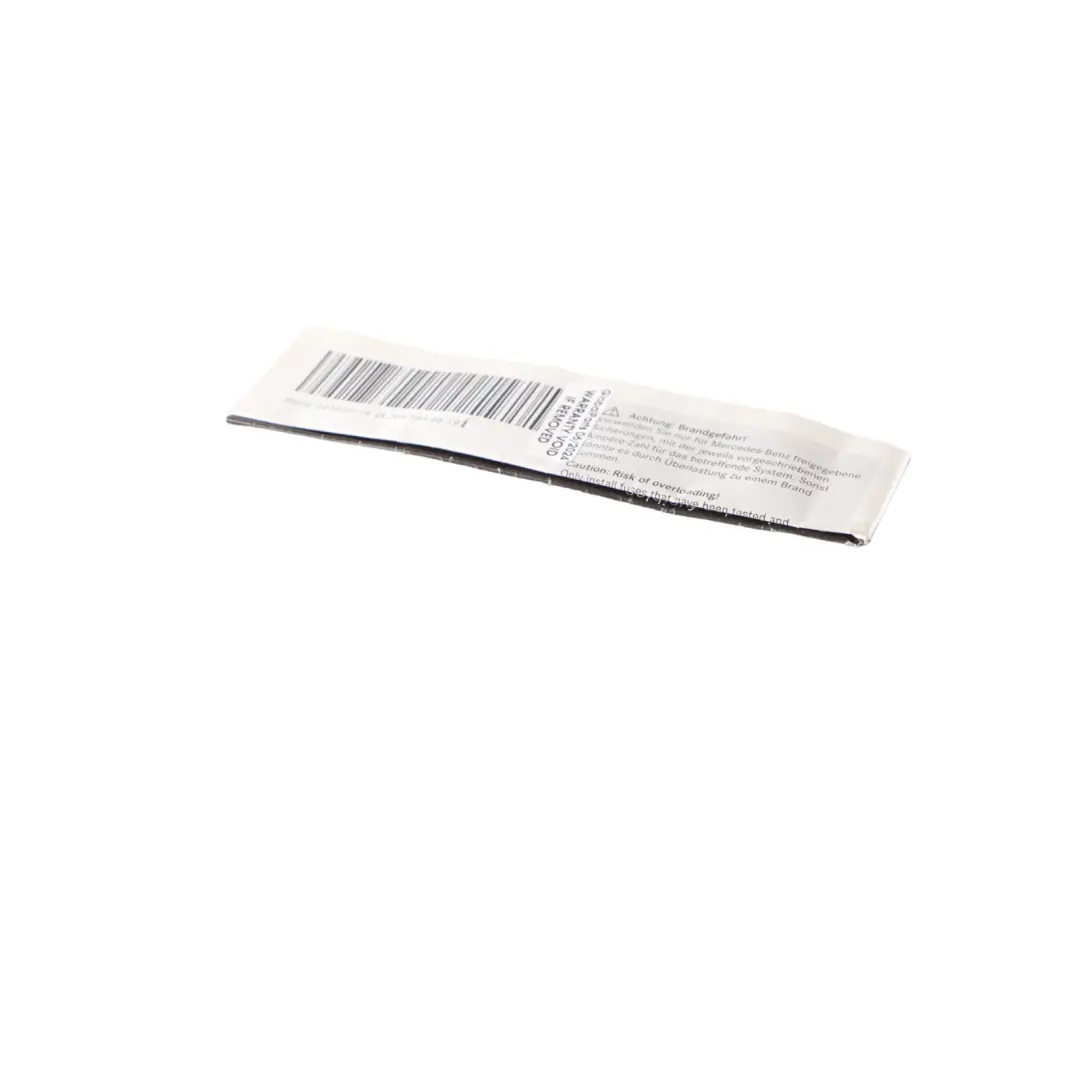 Mercedes W205 Fuses And Relays Information Sheet Card - SKU A2055846619 - Part number A2055846619