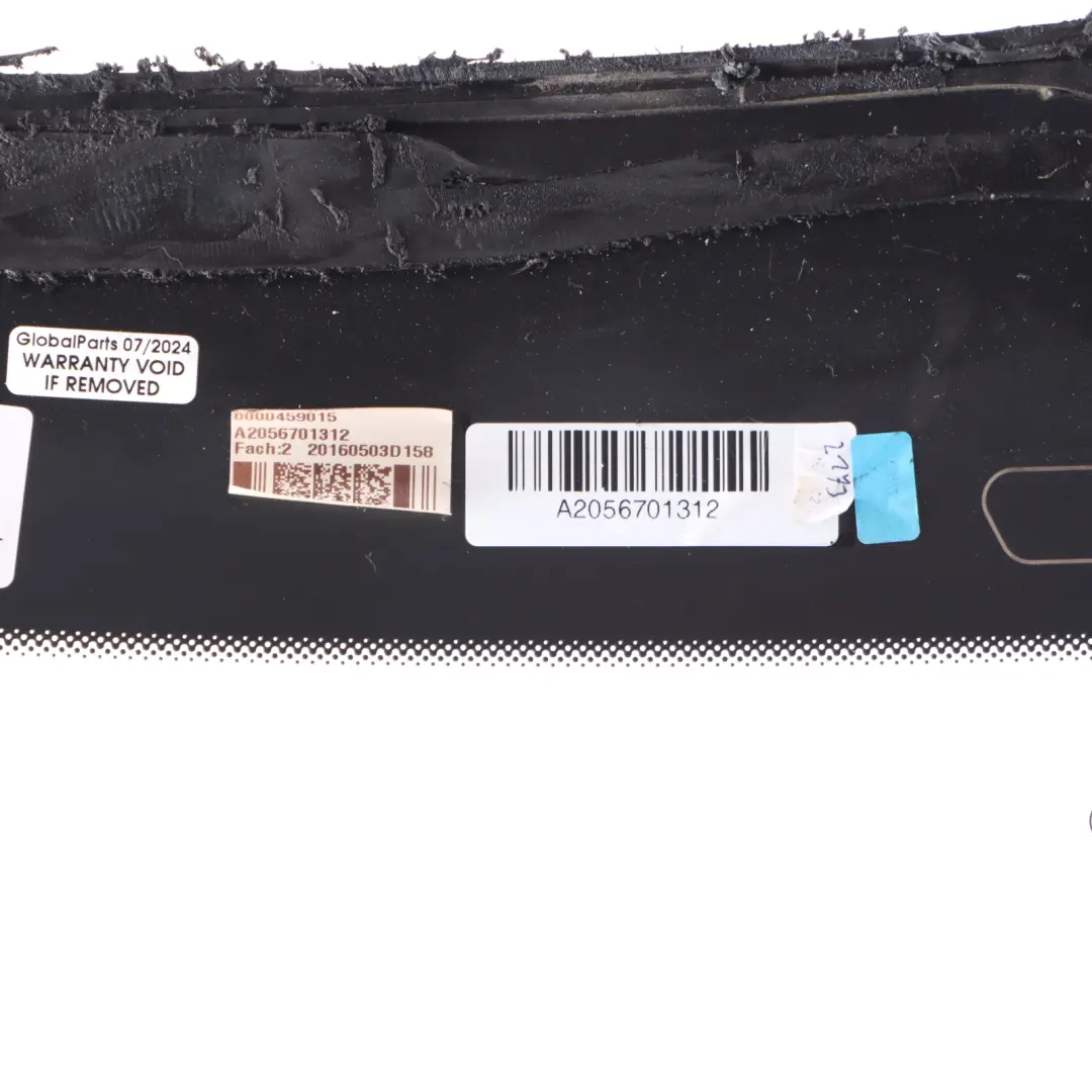 Mercedes S205 Wagon Finestrino Posteriore Fisso Sinistro Verde AS2 - SKU A2056701312 - Numero di parte A2056701312