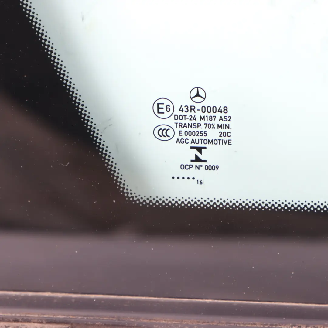 Szyba Boczna Stała Lewa Tylna Tył AS2 do Mercedes S205 Kombi o numerze A2056701312 Mercedes S205 Kombi Szyba Boczna Stała Lewa Tylna Tył AS2 - SKU A2056701312 - Numer Części A2056701312