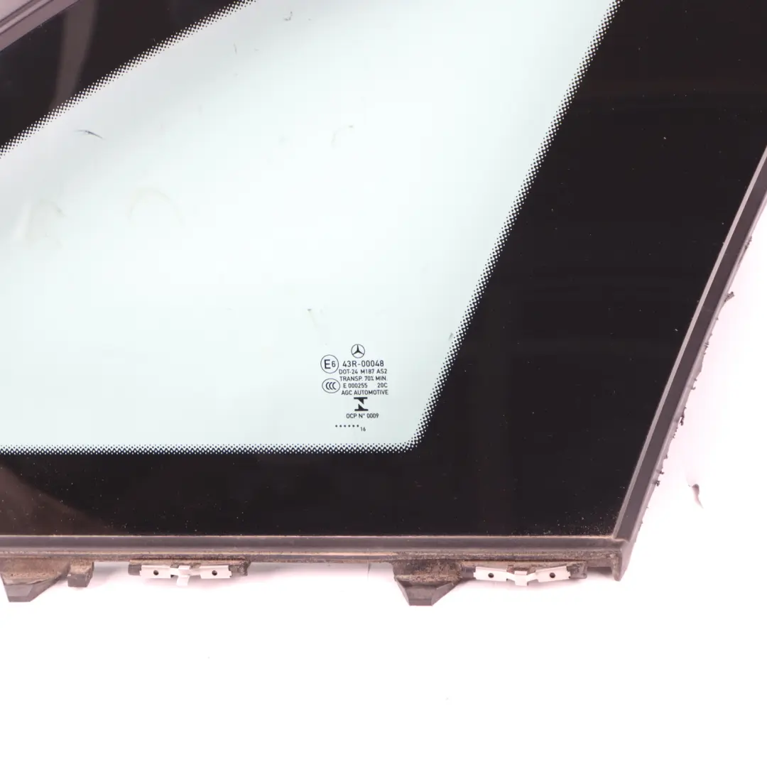 Side Fixed Window Rear Right O/S Green AS2 to Mercedes S205 Estate with Part number A2056701412 Mercedes S205 Estate Side Fixed Window Rear Right O/S Green AS2 - SKU A2056701412 - Part number A2056701412