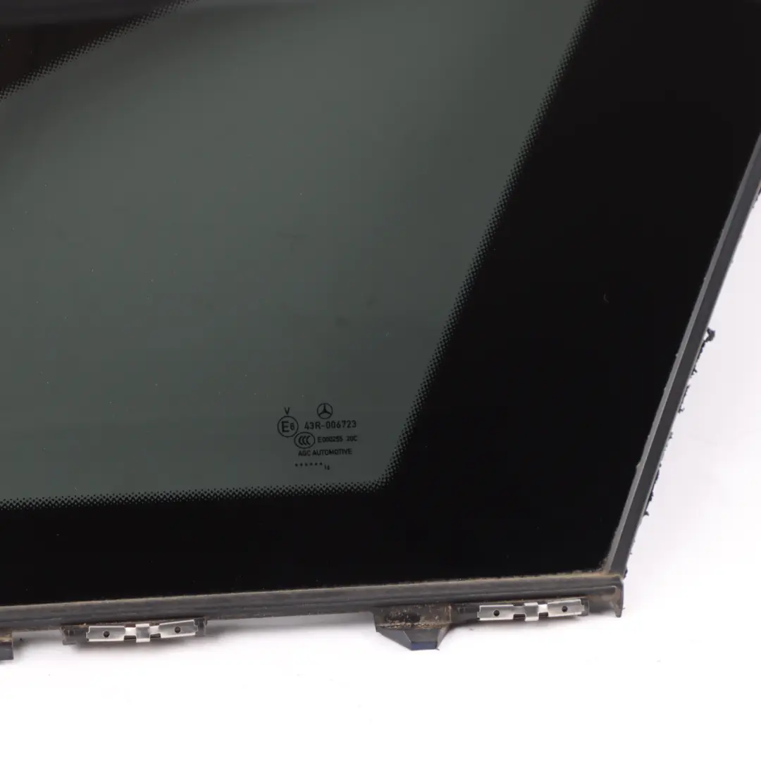 Side Window Rear Right O/S Fixed Triangle Glass to Mercedes W205 S205 with Part number A2056702412 Mercedes W205 S205 Side Window Rear Right O/S Fixed Triangle Glass - SKU A2056702412 - Part number A2056702412