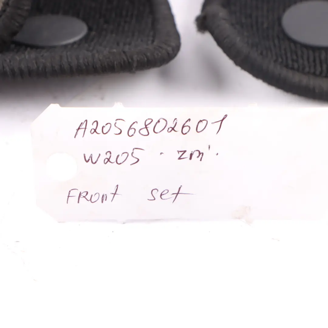 Carpet Floor Mats Front Set to Mercedes C205 with Part number A2056802601 Mercedes C205 Carpet Floor Mats Front Set - SKU A2056802601 - Part number A2056802601