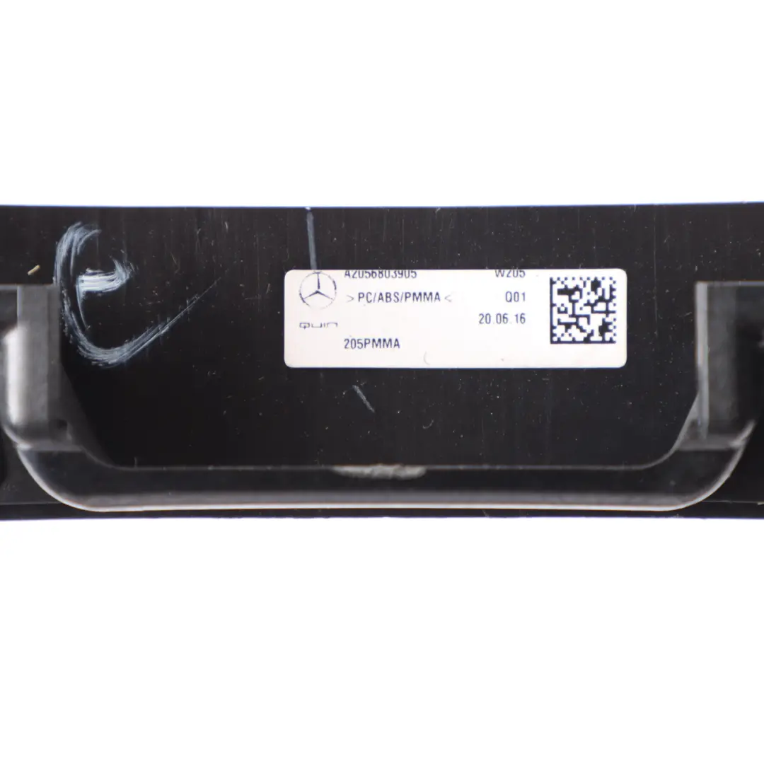 Mercedes W205 Centre Console Trim Gloss Control Panel - SKU A2056803905 - Part number A2056803905